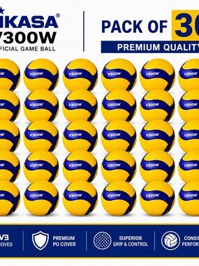 Mikasa V300W Volleyball Ball Professional Volleyball Ball Size  (pack of 30)